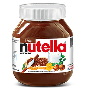 Nutella Hazelnut spread with cocoa